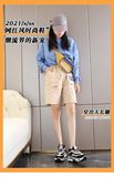 鞋女2021春季新款休闲小白鞋女超火松糕厚底网面运动鞋ins潮
