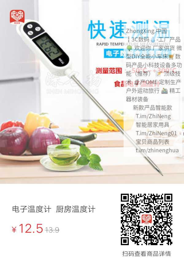 电子温度计  厨房温度计